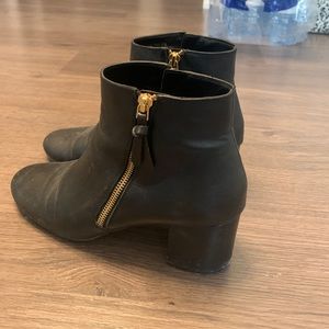 Cole Haan Saylor Grand Black Leather Booties